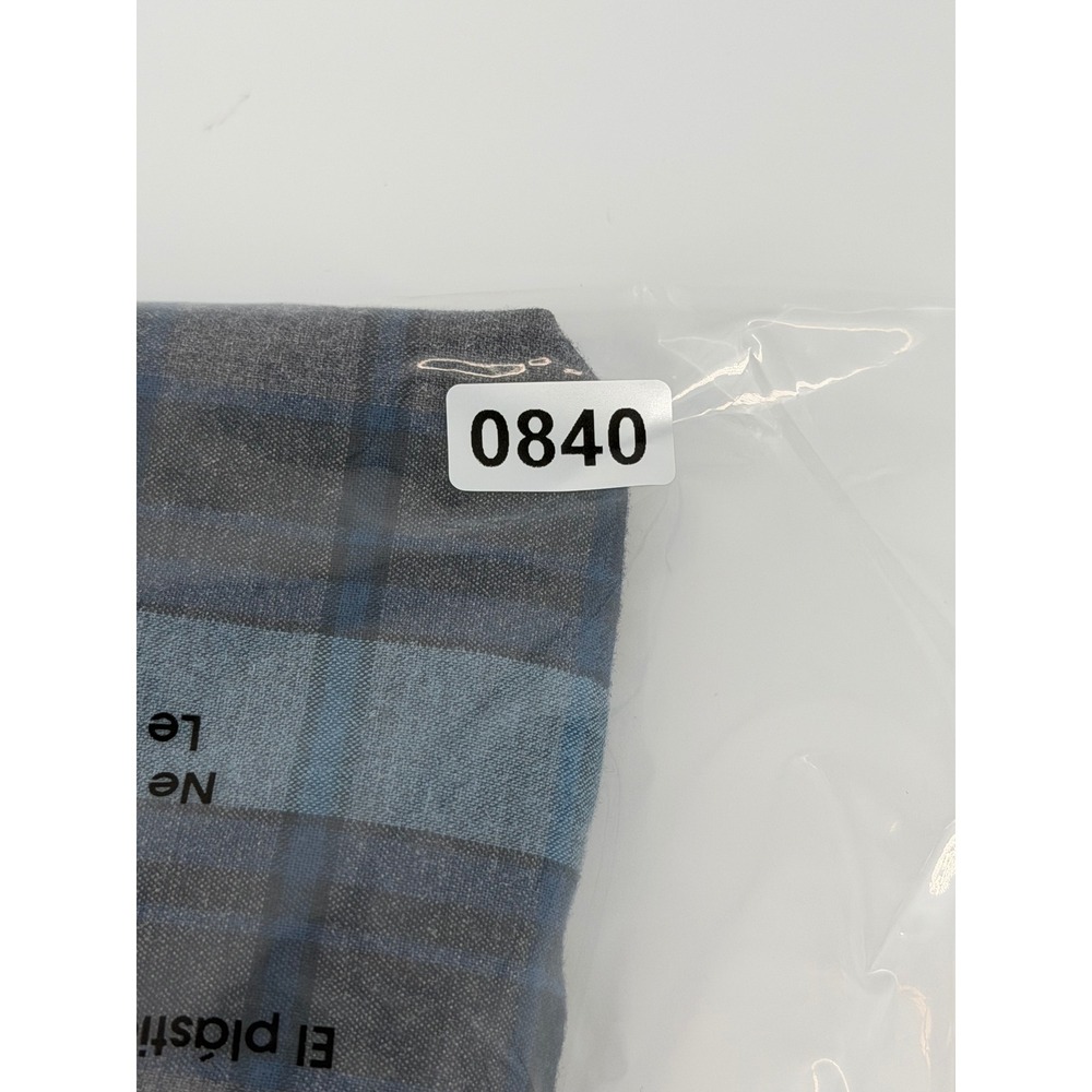 J.Crew Mens Blue Grey Plaid Cotton Button Down Shirt Size M 47166 FA12 - Picture 10 of 10